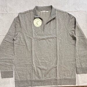 NWT Criquet Men’s XXL 1/4 Zip Golf Long Sleeve Mock Neck Sweatershirt Pullover